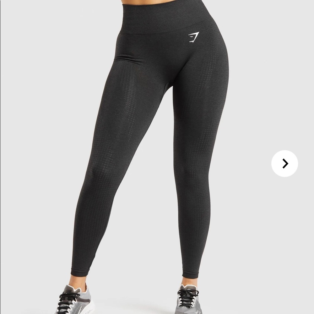 Gymshark vital seamless black marl leggings